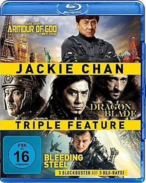 Bild des Verkufers fr Jackie Chan Triple Feature (Armour Of God - Dragon Blade - Bleeding Steel 3Blu-ray [Blu-ray] zum Verkauf von Rheinberg-Buch Andreas Meier eK