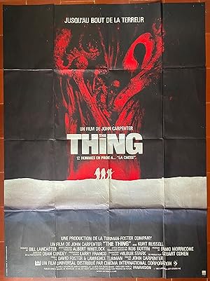 Affiche THE THING Kurt Russell JOHN CARPENTER Wilford Brimley 120x160cm