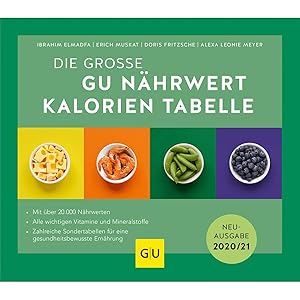 Seller image for Nhrwert-Kalorien-Tabelle, Die groe GU: Neuausgabe 2020/21 (GU Ernhrungstabellen) for sale by artbook-service