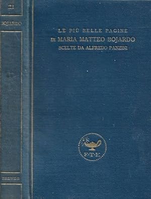 Bild des Verkufers fr Le pi belle pagine di Matteo Maria Boiardo zum Verkauf von Biblioteca di Babele