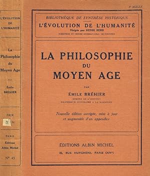 Bild des Verkufers fr La philosophie du moyen age zum Verkauf von Biblioteca di Babele