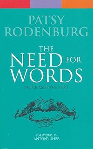 Bild des Verkufers fr The Need for Words: Voice and the Text zum Verkauf von WeBuyBooks