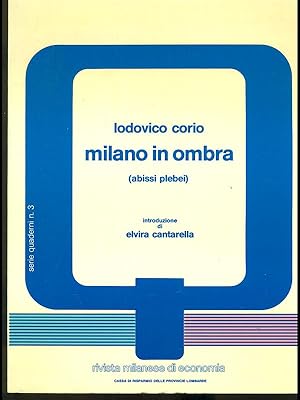 Imagen del vendedor de Milano in ombra a la venta por Librodifaccia