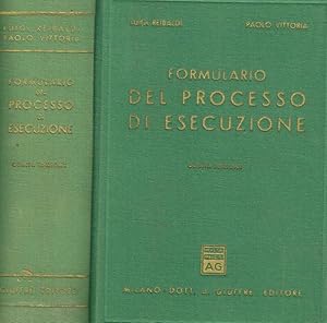 Seller image for Formulario del processo di esecuzione for sale by Biblioteca di Babele