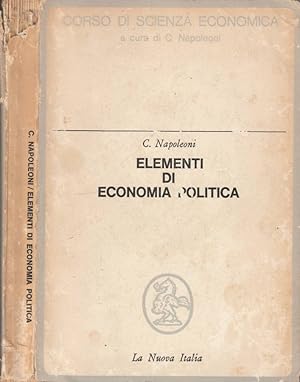 Imagen del vendedor de Elementi di economia politica a la venta por Biblioteca di Babele