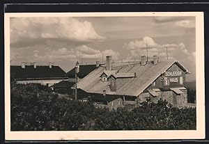 Ansichtskarte Schlesier Haus, Berghütte des Beskidenvereines auf der Lissa