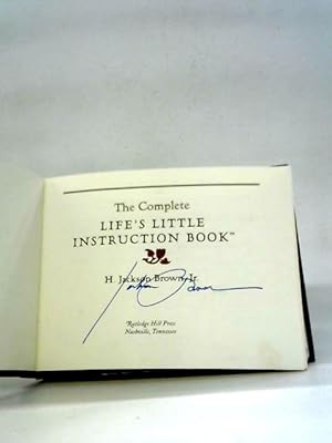 Seller image for The Complete Life's Little Instruction Book for sale by World of Rare Books