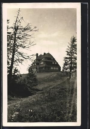 Ansichtskarte Chata Masarykova, Serlich, p. Destne v Orlických horach