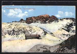 Ansichtskarte Deschmannhütte, Berghaus im Triglavergebirge
