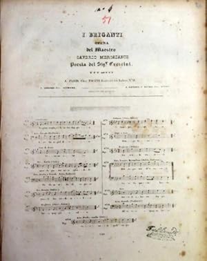 I Briganti. Opera del Maestro Mercadante. Poesia del Sigr. Crescini. No. 4: Aria Amelia (Grisi)