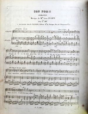 Seller image for Son nom! Romance for sale by Paul van Kuik Antiquarian Music