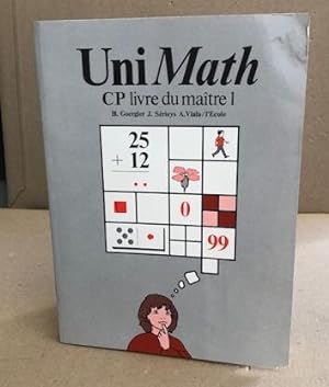 uni maths cp maitre 1