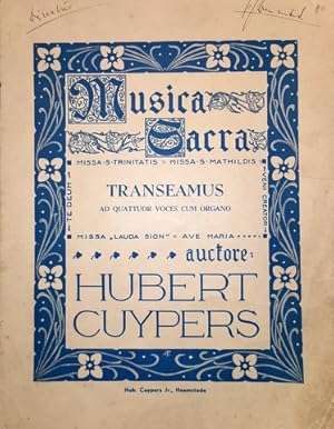 Seller image for Transeamus ad quattuor voces cum organo (Musica Sacra) for sale by Paul van Kuik Antiquarian Music