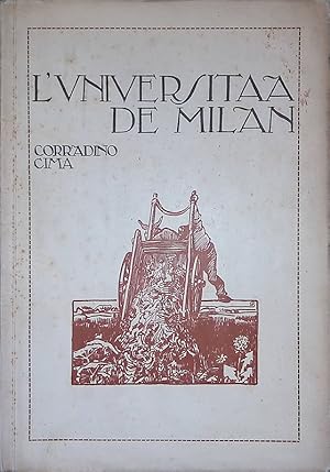 Seller image for L'universitaa de Milan for sale by FolignoLibri