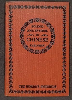 Imagen del vendedor de Sound & Symbol In Chinese a la venta por WeBuyBooks