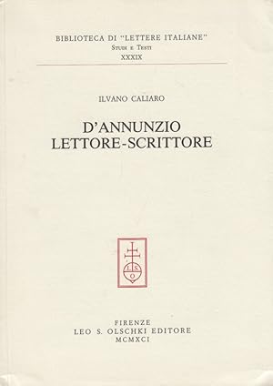 Immagine del venditore per D'Annunzio lettore-scrittore venduto da Arca dei libri di Lorenzo Casi