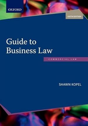 Bild des Verkufers fr Guide to Business Law zum Verkauf von AHA-BUCH GmbH