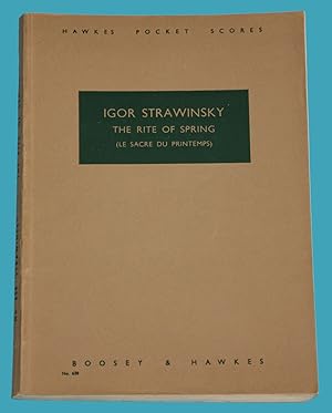 Igor Strawinsky - The rite of spring ( le sacre du printemps ) - Hawkes Pocket Scores No. 638 / P...