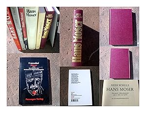 Image du vendeur pour Siebenbndiges Hans Moser-Konvolut. 1. Franzobel: Moser oder Die Passion des Wochenend-Wohnzimmergottes. 2. Hedi Schulz: Hans Moser. Der groe Volksschauspieler wie er lebte und spielte. 3. Dodo Kresse und Michael Horvath: Nur ein Komdiant? Hans Moser in den Jahren 1938 bis 1945. 4. Hans Moser und Georg Markus: Ich trag im Herzen drin ein Stck vom alten Wien. Aufgezeichnet von Georg Markus. 5. Danielle Willert: Hans Moser in seinen schnsten Filmen. Erinnerungen in Fotografien und Plakaten. 6. Ulrike Dembski und Christiane Mhlegger-Henapel (Hrsg.): Hans Moser 1880-1964. 7. Georg Markus: Hans Moser. Der Nachla. mis en vente par Versandantiquariat Abendstunde