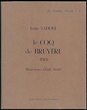 le COQ de BRUYÈRE