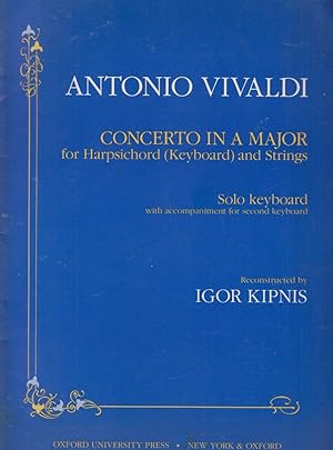 Concerto in A major for Harpsichord & Strings - 2 Keyboards