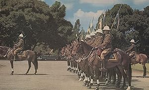 BSA Mounted Police Rhodesia Africa Policemen Rare Postcard