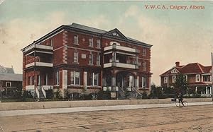 YMCA Calgary Alberta Old Canadian Hostel Rare Postcard