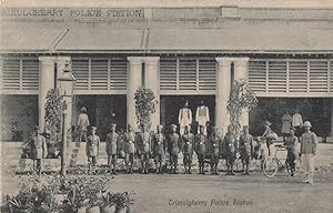 Trimulgherry Police Station India Bicycles Old Postcard