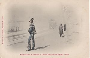 French Police Officer Genderme 1901 Old France Policeman Postcard