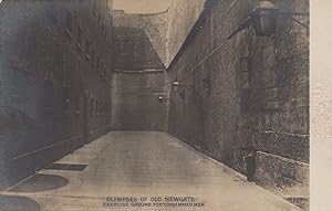 Glimpses Of Old Newgate Prison London Exercise Ground Prisoner Postcard