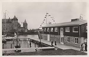Koninklijke River Boat Building Sailing Ships Dutch Vintage Postcard