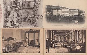 Paris Hotel Continental Interior 4x French Antique Postcard s