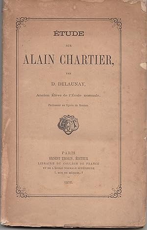 Etude sur Alain Chartier