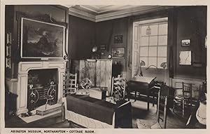Abington Museum Northampton Cottage Room Sewing Old Pottery Postcard
