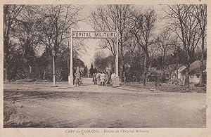 Camp De Chalons French WW1 Military Hospital Entrance Old Postcard