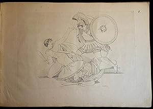 Bild des Verkufers fr Gemaehlde [Gemlde] des Polygnotos in der Lesche zu Delphi. Nach der Beschreibung des Pausanias gezeichnet von F. u. I. Riepenhausen zum Verkauf von Harrison-Hiett Rare Books