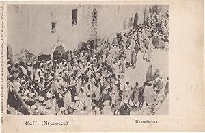 Saffi Hamadschas Morocco Antique Postcard