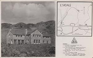 Eskdale Youth Hostel Cumbria Vintage RPC Map Postcard