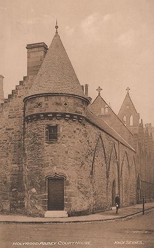 Holyrood Abbey Court House Aberdeen Scotland MINT Old Postcard