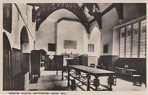 Abington Museum Northampton Gothic Hall Statue Old Pottery Postcard