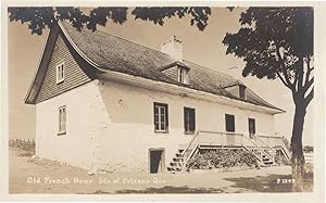Old French Home Cottage Isle Of Orleans Montreal Antique Postcard