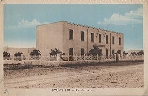 Bou-Thadi Tunisia Police Station Gendarmerie Old Postcard