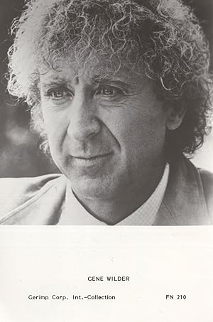 Gene Wilder Film Star Cerimp Int Rare German Publicity Photo Card