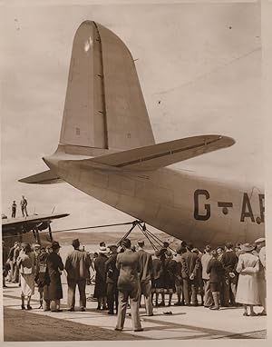 Launch Of WW2 Golden Hind Military War Plane Rochester 1939 Press Photo