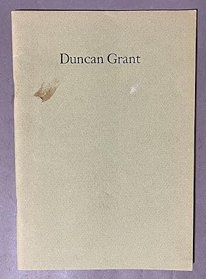 Bild des Verkufers fr Duncan Grant (1885-1978): Works on Paper zum Verkauf von Books & Bidders Antiquarian Booksellers