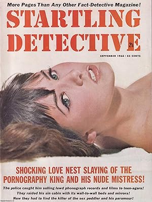 Seller image for Startling Detective. September 1966. Vol 57, No 362. Nude Corpse in Cape River Fear; The Sergeant Died with his Gun Blazing; Blood Bath for the Barmaid. for sale by Cosmo Books