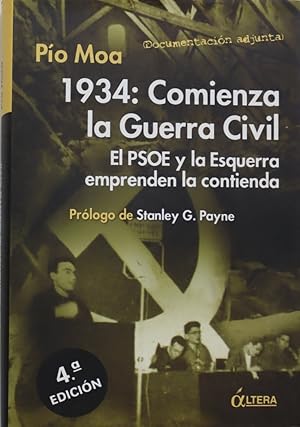 Imagen del vendedor de 1934: comienza la Guerra Civil el PSOE y la Esquerra emprenden la contienda a la venta por Librera Alonso Quijano