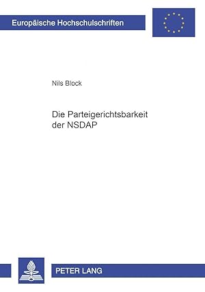 Seller image for Die Parteigerichtsbarkeit der NSDAP for sale by moluna