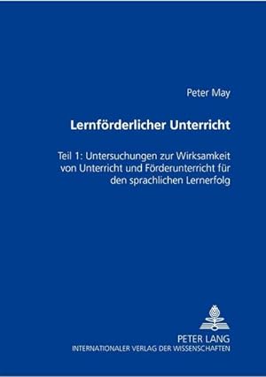 Seller image for Lernfrderlicher Unterricht for sale by BuchWeltWeit Ludwig Meier e.K.