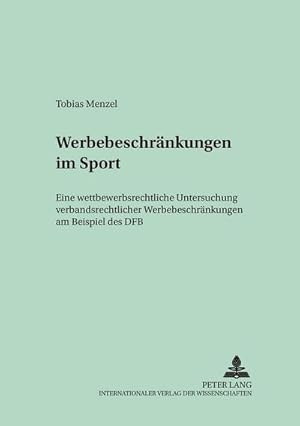 Seller image for Werbebeschrnkungen im Sport for sale by BuchWeltWeit Ludwig Meier e.K.